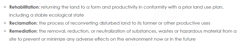 Soil Health and Soil Amendments for Mine Rehabilitation 1 Three Rs