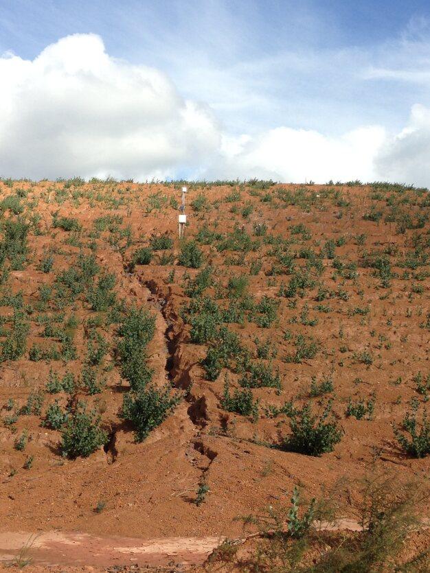 Landform erosion - erosion gully